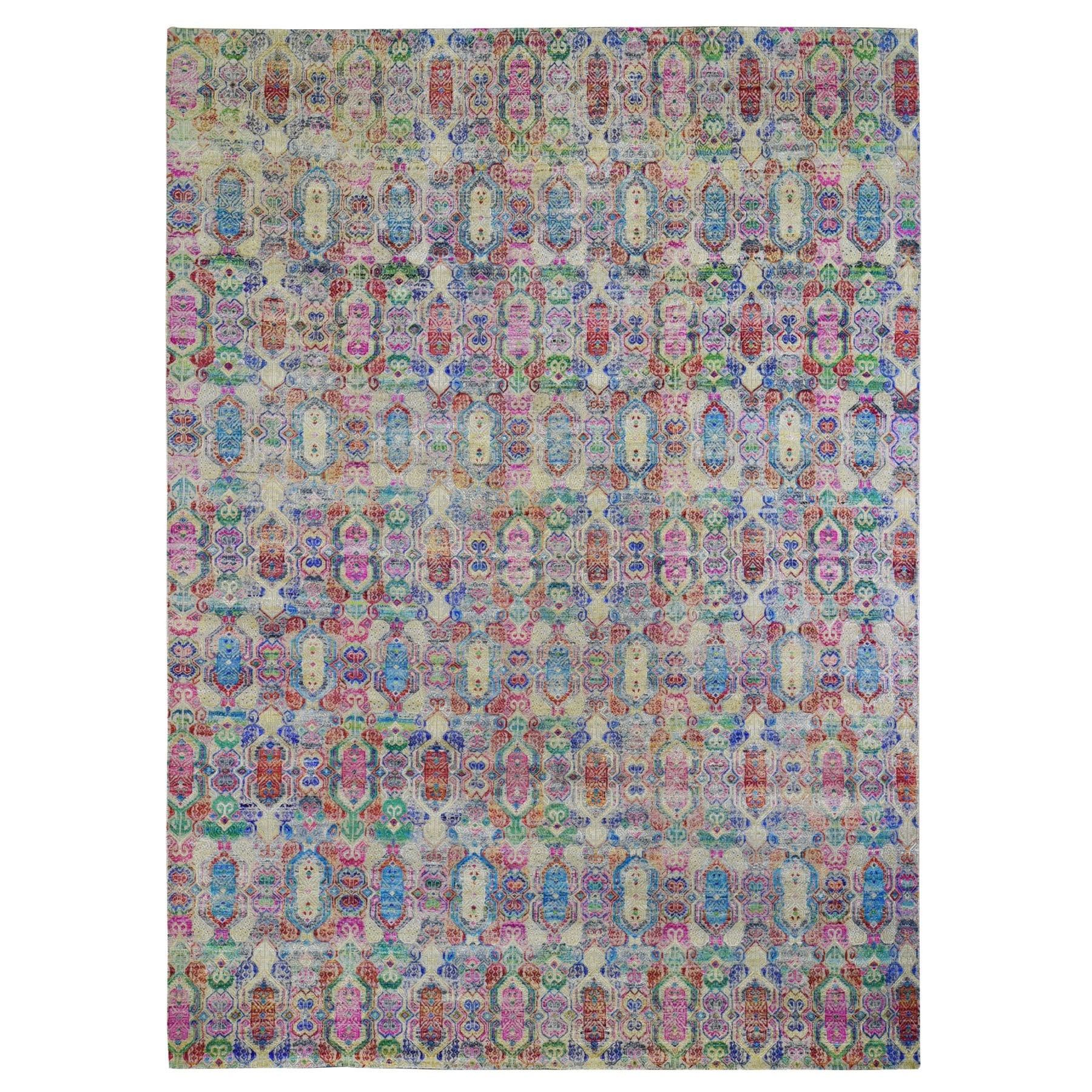 Hand Knotted Modern and Contemporary Area Rug > Design# CCSR59147 > Size: 9'-8" x 14'-0"