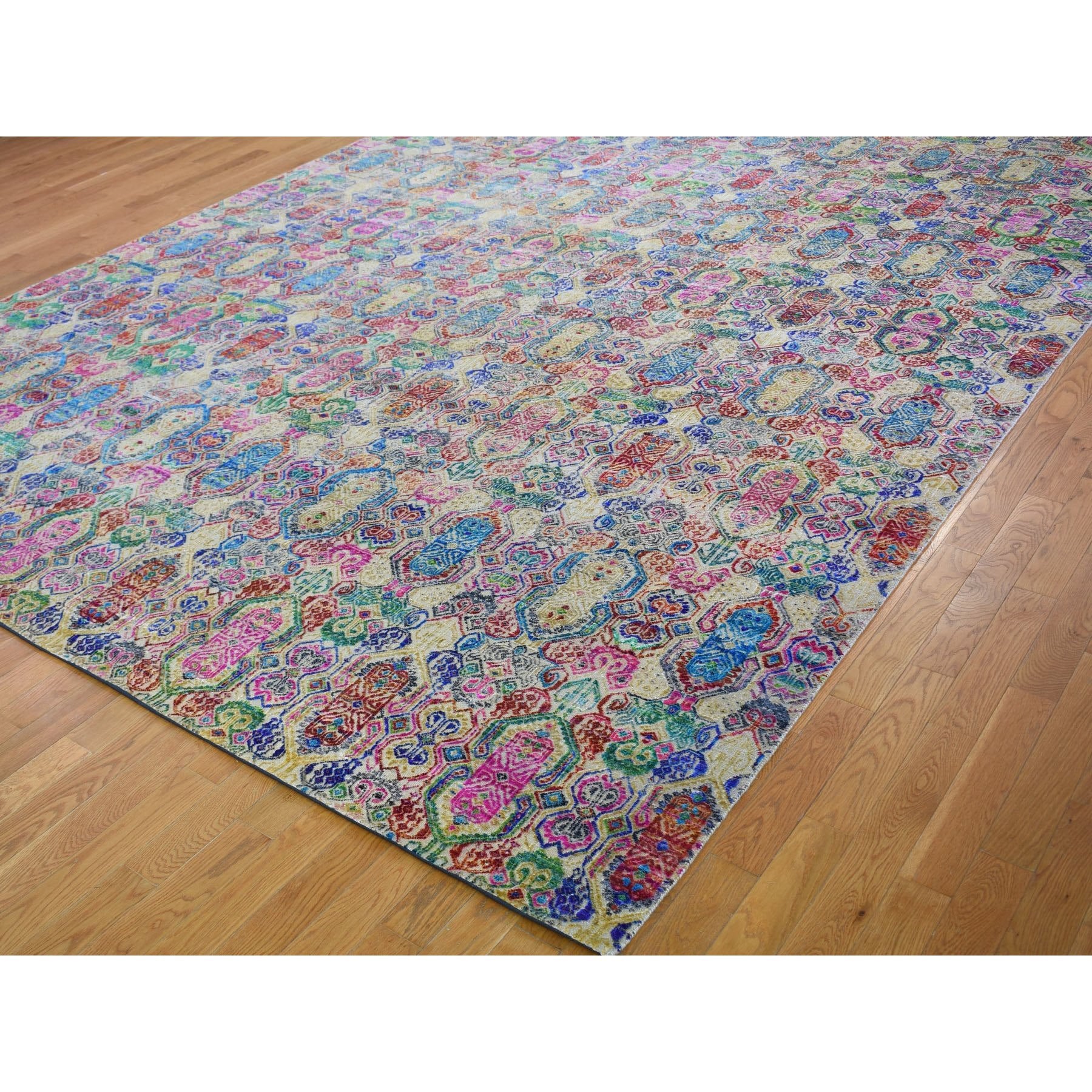 Hand Knotted Modern and Contemporary Area Rug > Design# CCSR59147 > Size: 9'-8" x 14'-0"