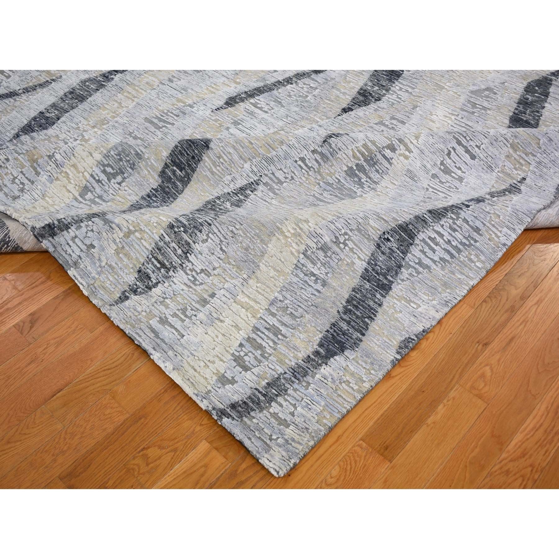 Hand Knotted Modern and Contemporary Area Rug > Design# CCSR59153 > Size: 10'-0" x 14'-0"