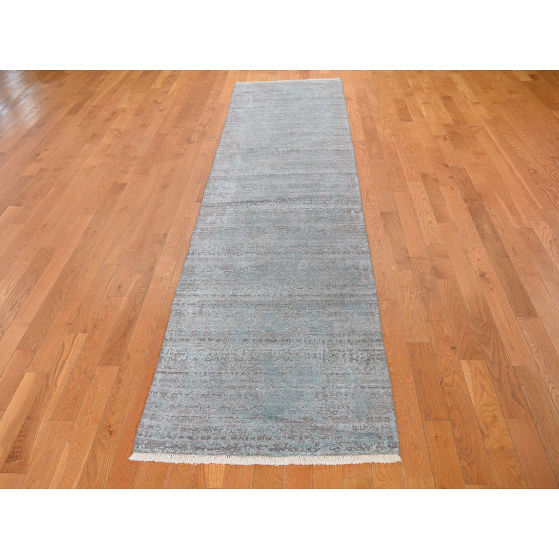 Hand Knotted Transitional Runner > Design# CCSR59218 > Size: 2'-8" x 11'-9"