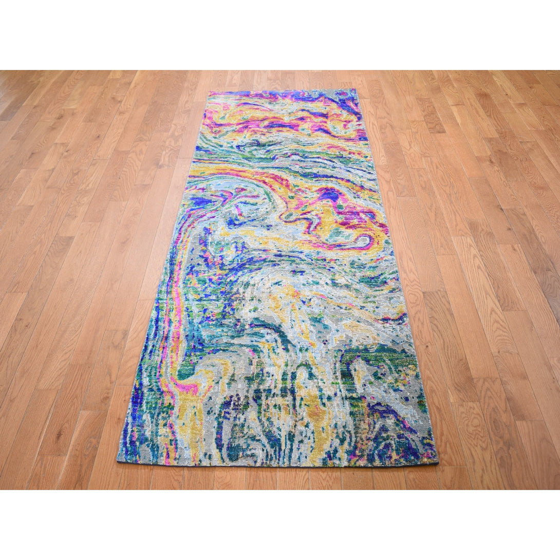 Hand Knotted Modern and Contemporary Runner > Design# CCSR59239 > Size: 2'-10" x 8'-2"
