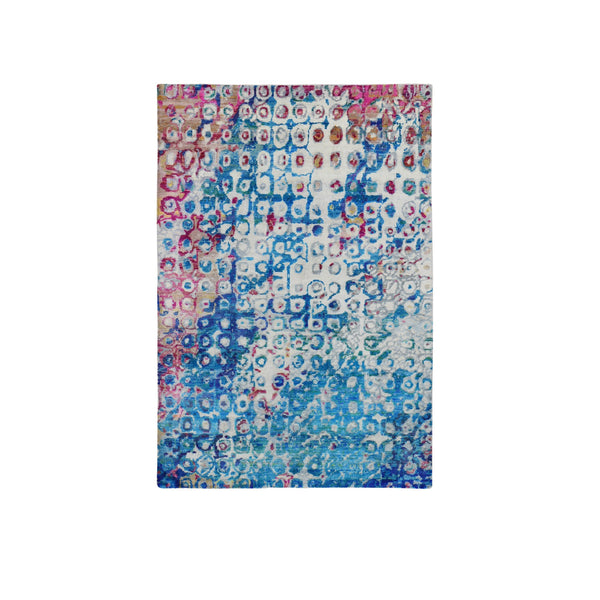 Hand Knotted Transitional Area Rug > Design# CCSR59245 > Size: 4'-0" x 6'-1"