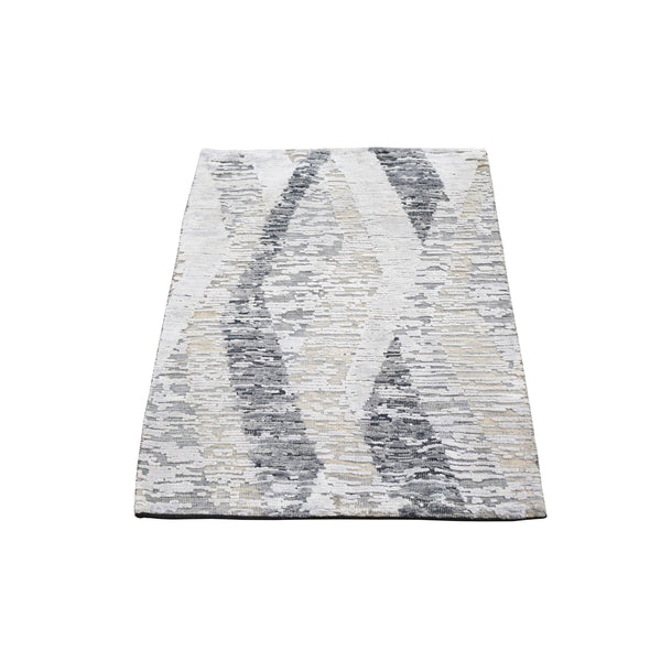 Hand Knotted Modern and Contemporary Area Rug > Design# CCSR59278 > Size: 2'-0" x 3'-1"