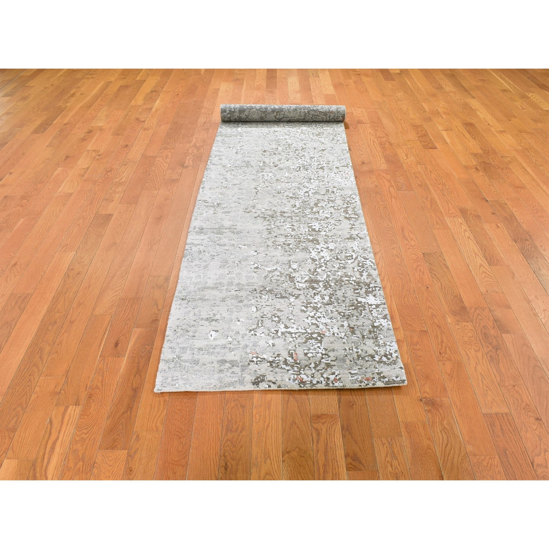 Hand Knotted Modern and Contemporary Runner > Design# CCSR59349 > Size: 2'-6" x 12'-1"