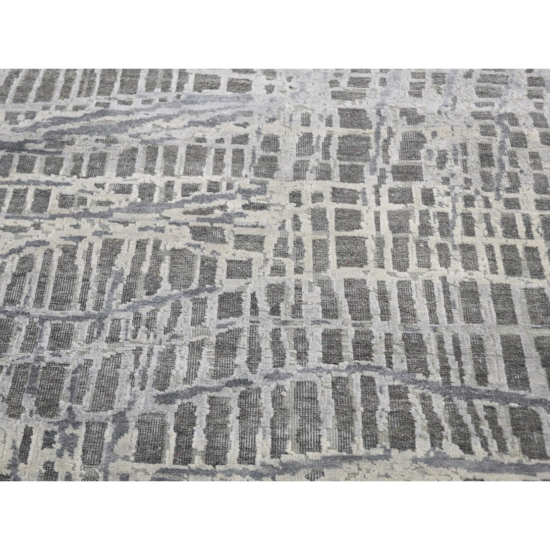 Hand Knotted Transitional Area Rug > Design# CCSR59369 > Size: 9'-0" x 12'-1"