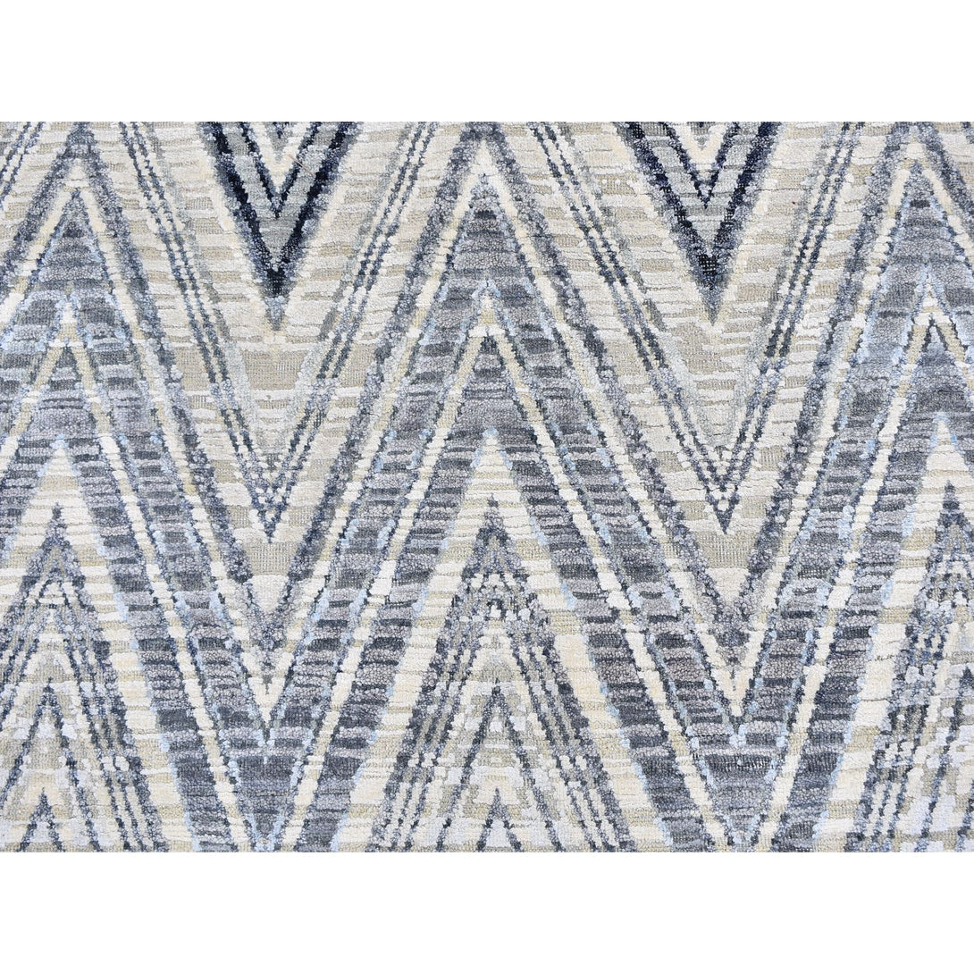Hand Knotted Modern and Contemporary Area Rug > Design# CCSR59437 > Size: 8'-9" x 12'-2"