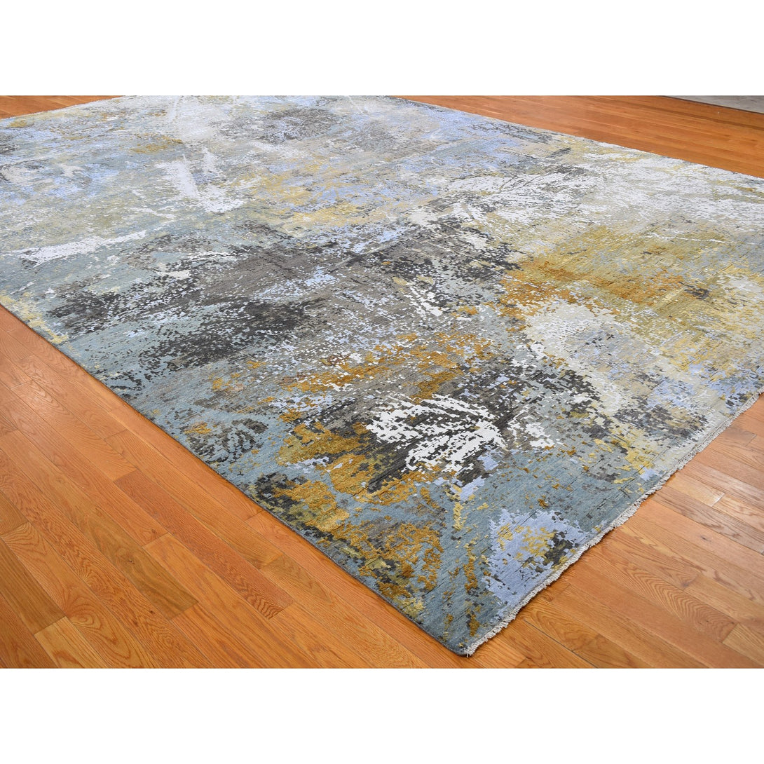 Hand Knotted Modern and Contemporary Area Rug > Design# CCSR59438 > Size: 12'-0" x 18'-2"