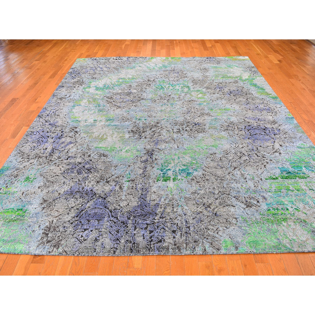 Hand Knotted Modern and Contemporary Area Rug > Design# CCSR59459 > Size: 9'-0" x 12'-6"