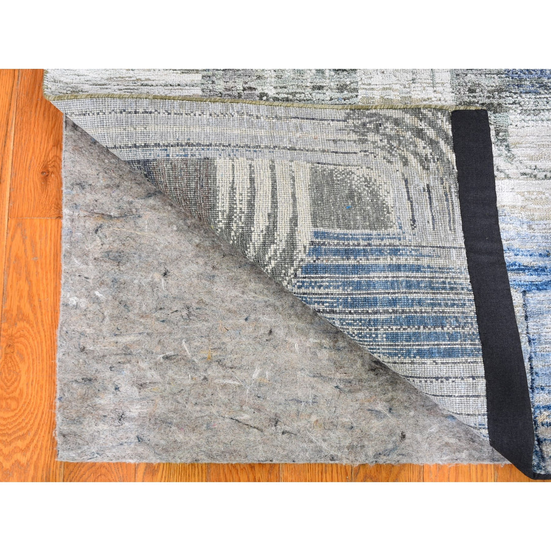 Hand Knotted Modern and Contemporary Runner > Design# CCSR59488 > Size: 2'-7" x 10'-4"