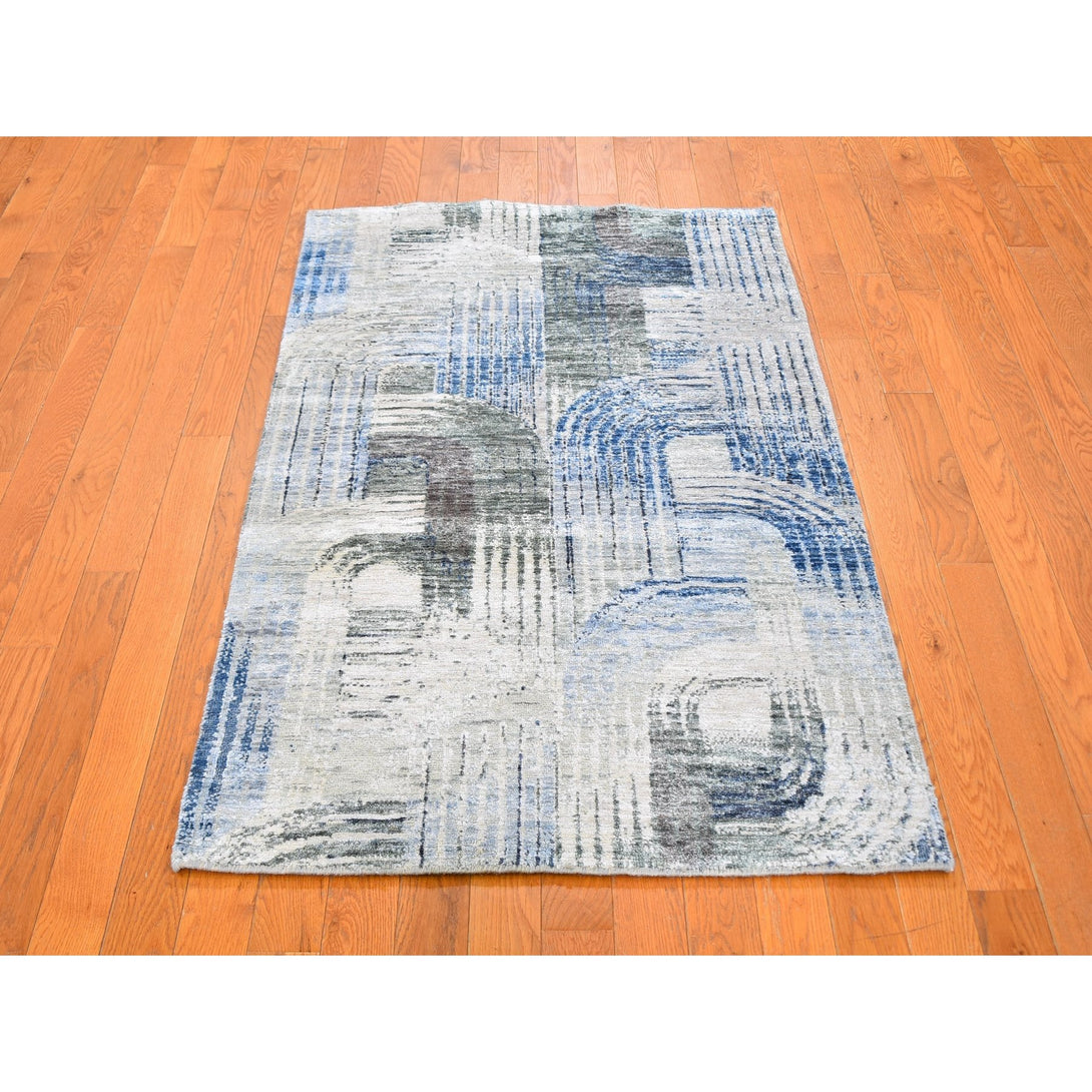 Hand Knotted Modern and Contemporary Area Rug > Design# CCSR59489 > Size: 2'-0" x 3'-0"