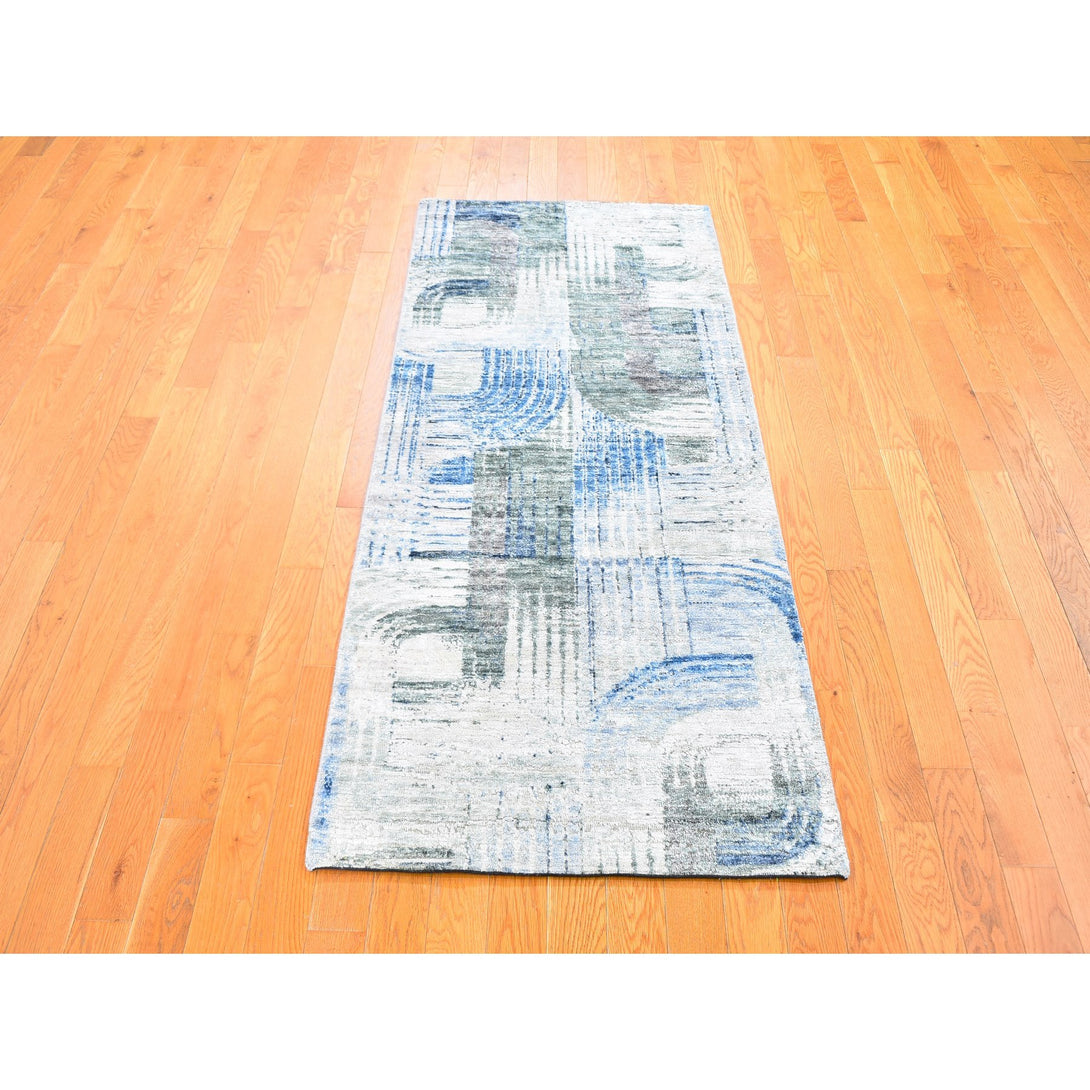 Hand Knotted Modern and Contemporary Runner > Design# CCSR59500 > Size: 2'-7" x 6'-0"