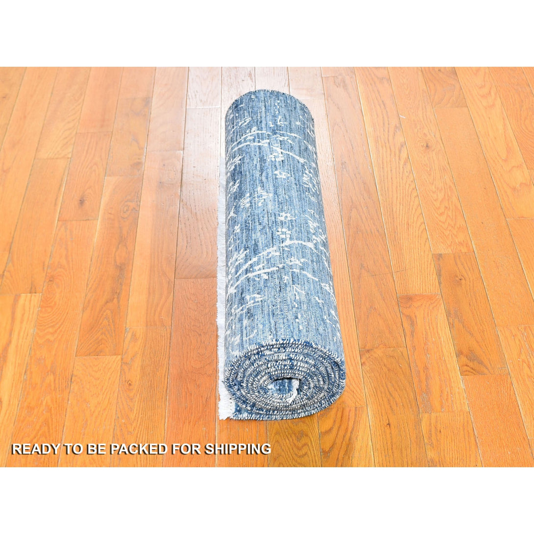 Hand Knotted Modern and Contemporary Area Rug > Design# CCSR59559 > Size: 2'-6" x 10'-2"
