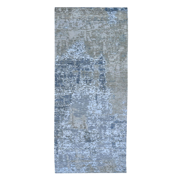 Hand Knotted Modern and Contemporary Runner > Design# CCSR59617 > Size: 2'-5" x 12'-1"