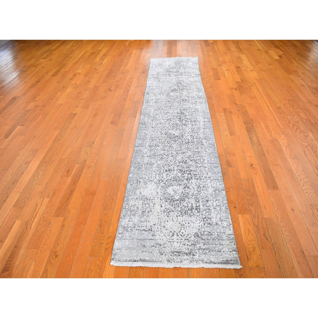 Hand Knotted Modern and Contemporary Runner > Design# CCSR59706 > Size: 2'-5" x 12'-0"