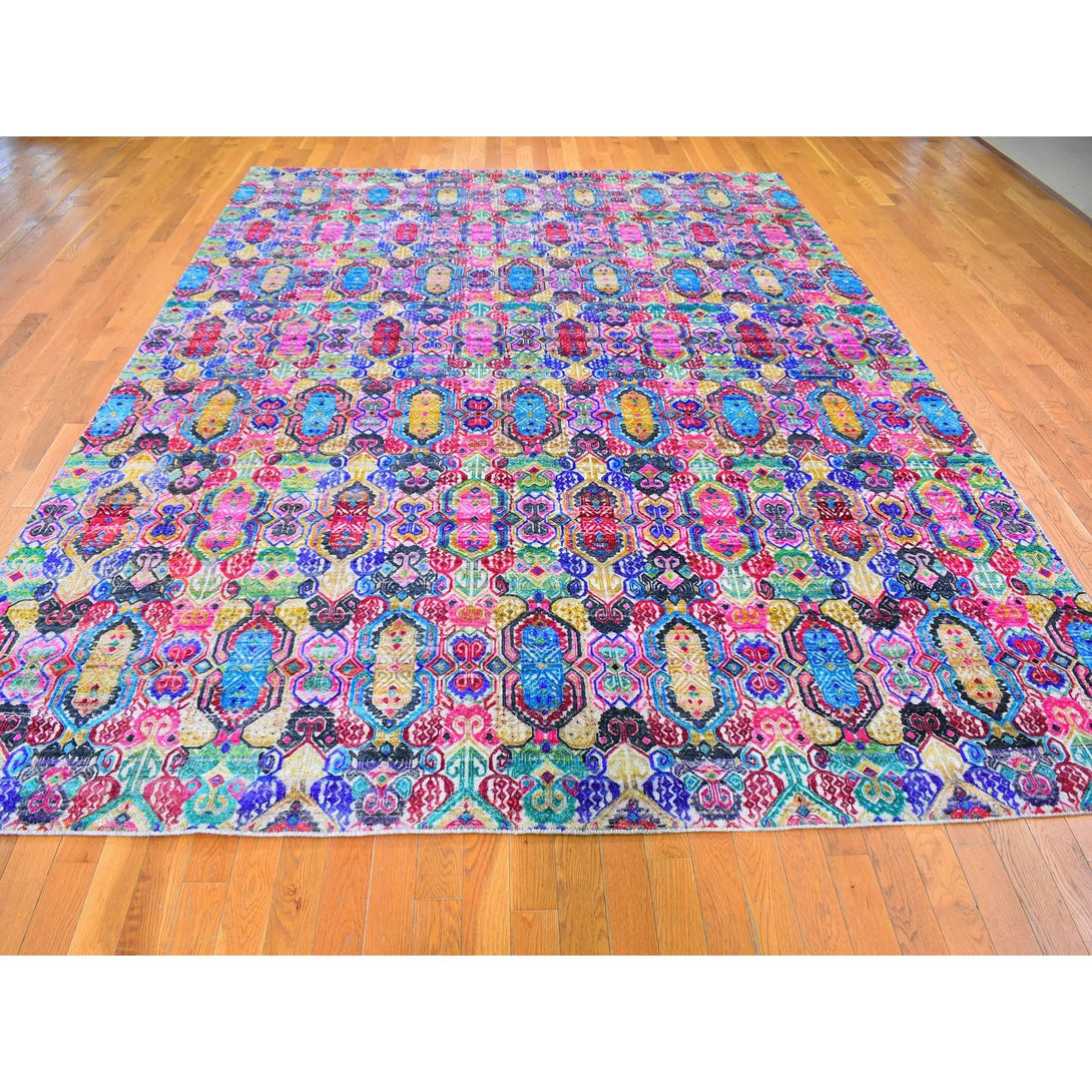 Hand Knotted Modern and Contemporary Area Rug > Design# CCSR59723 > Size: 8'-10" x 12'-0"