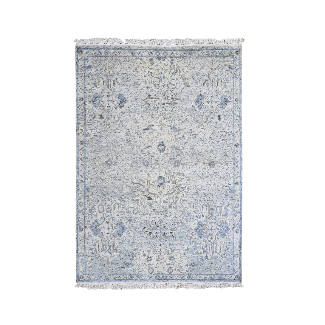 Hand Knotted Modern and Contemporary Area Rug > Design# CCSR59750 > Size: 4'-0" x 6'-0"