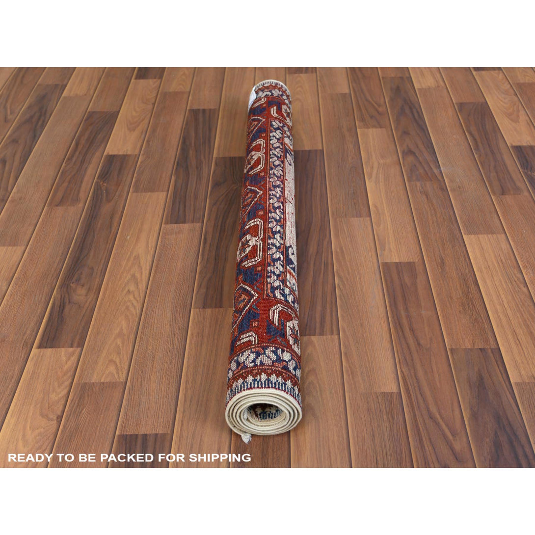 Hand Knotted Tribal Area Rug > Design# CCSR60005 > Size: 3'-4" x 4'-8"