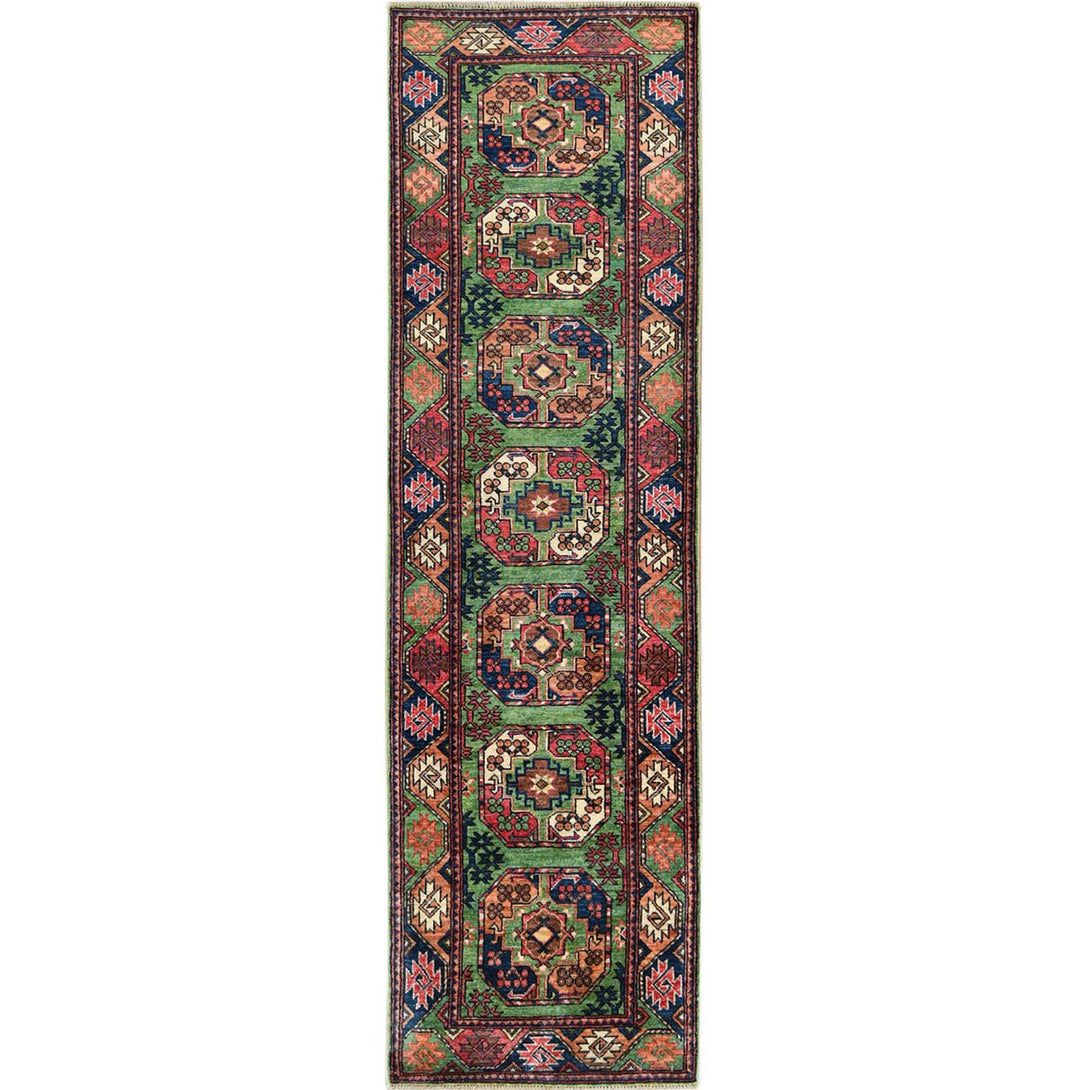 Hand Knotted Tribal Runner > Design# CCSR60017 > Size: 2'-8" x 9'-3"