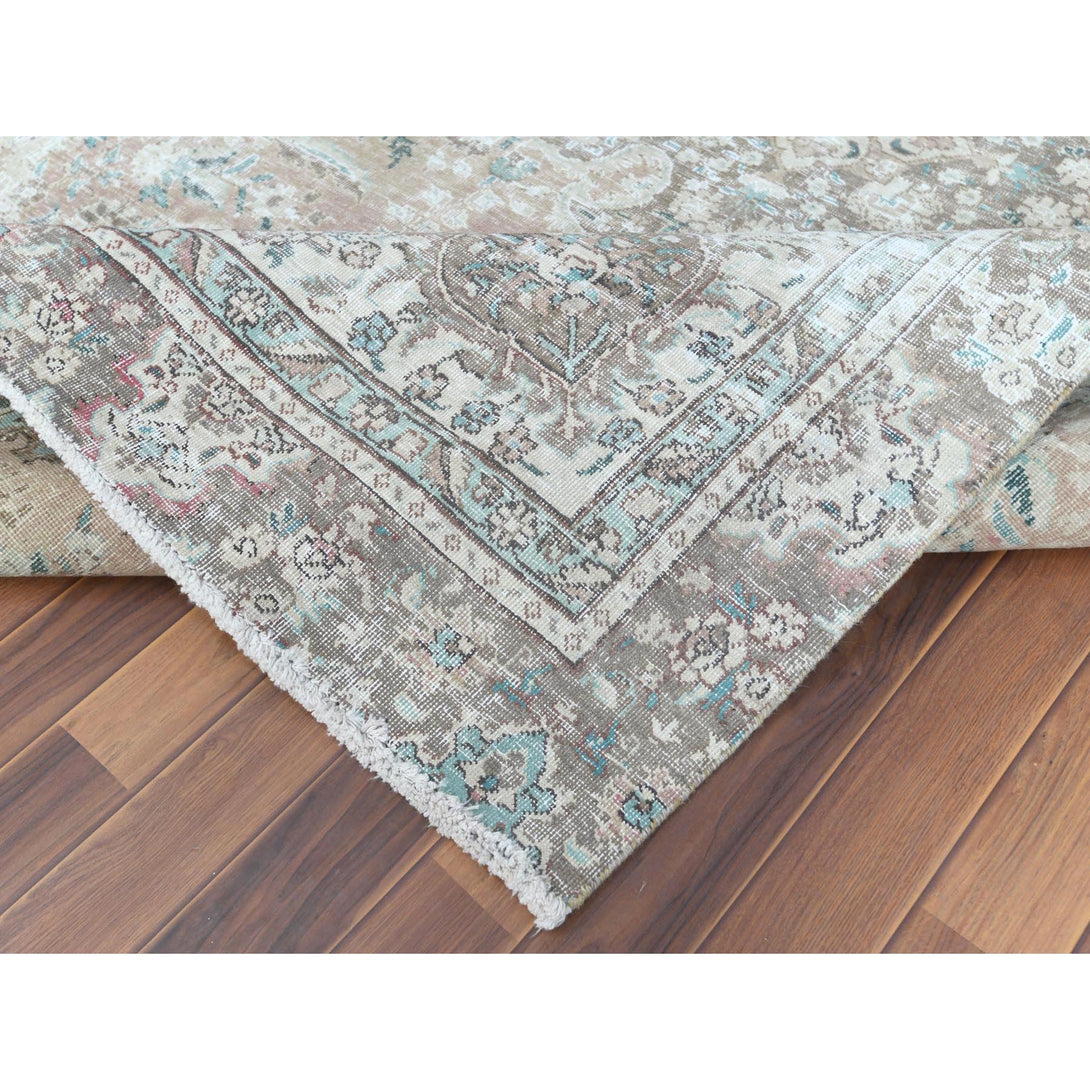 Hand Knotted White Washed Area Rug > Design# CCSR60193 > Size: 5'-10" x 9'-5"