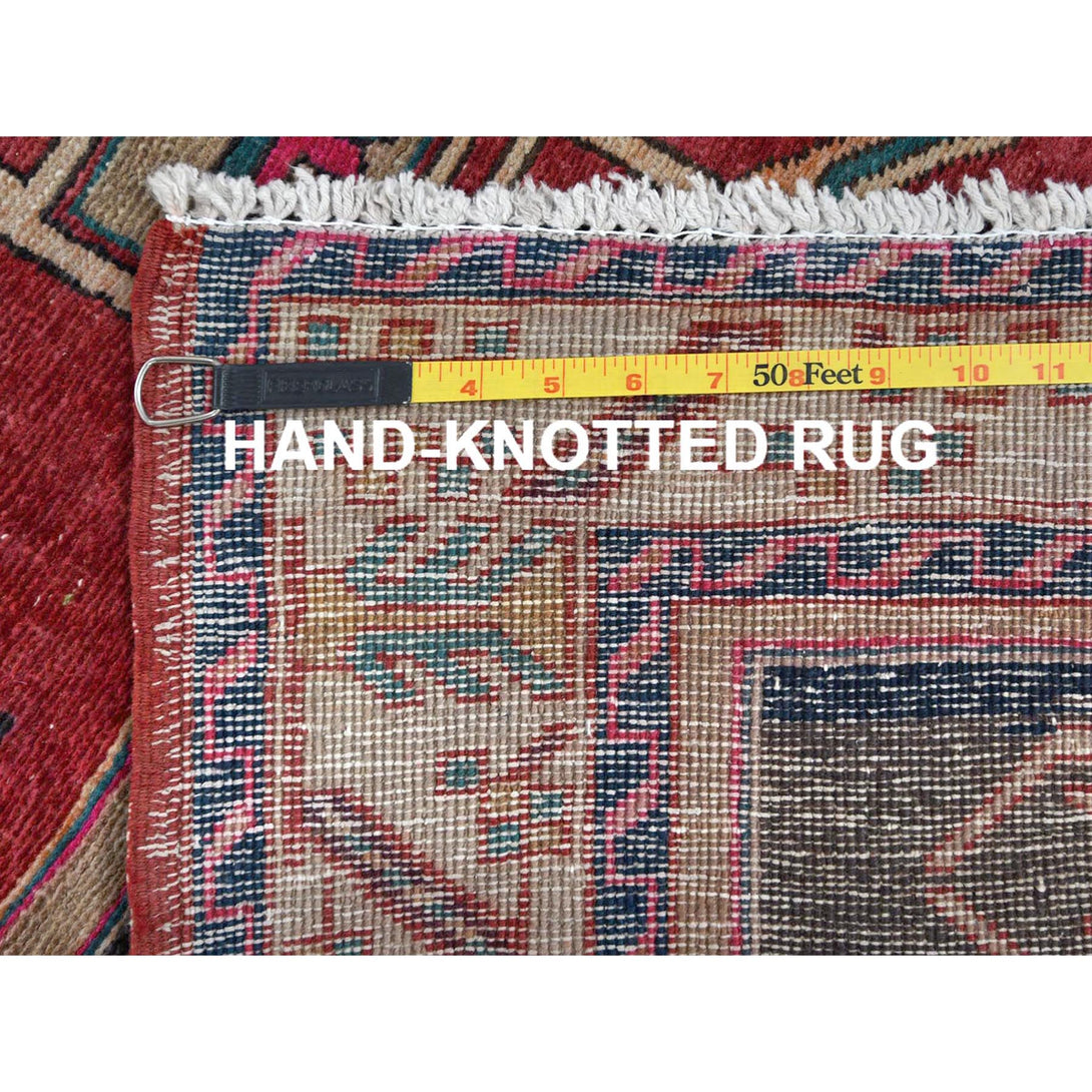 Hand Knotted Vintage Runner > Design# CCSR60510 > Size: 3'-9" x 10'-9"