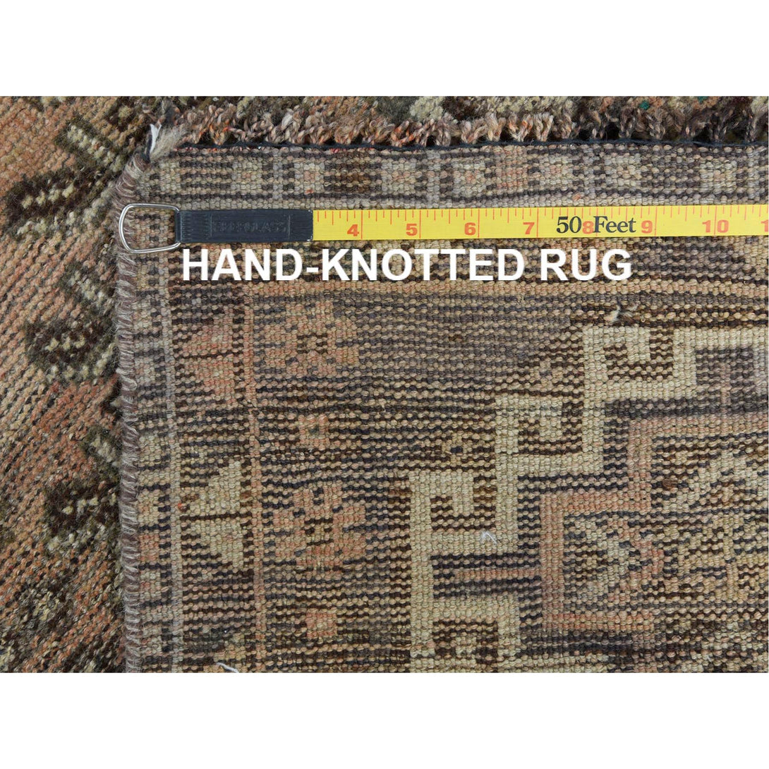 Hand Knotted Vintage Area Rug > Design# CCSR60551 > Size: 4'-4" x 7'-5"