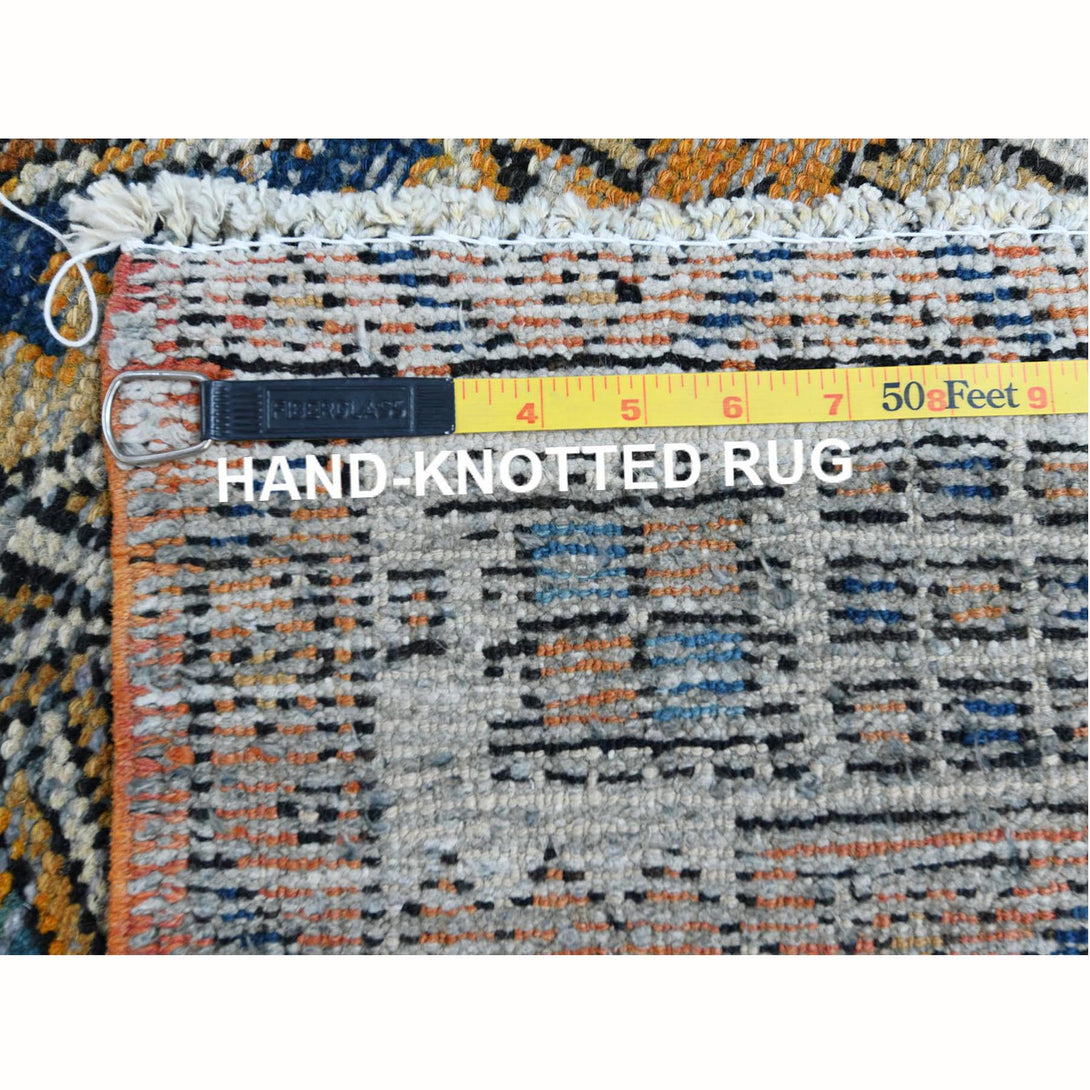 Hand Knotted Vintage Runner > Design# CCSR61011 > Size: 3'-6" x 9'-8"