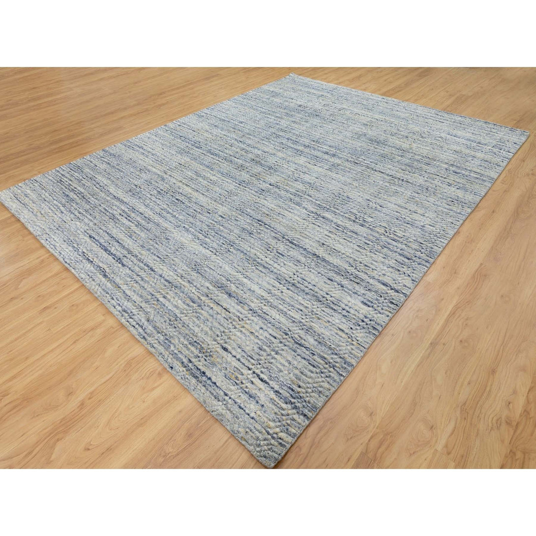 Hand Loomed Modern and Contemporary Area Rug > Design# CCSR62051 > Size: 9'-0" x 11'-9"