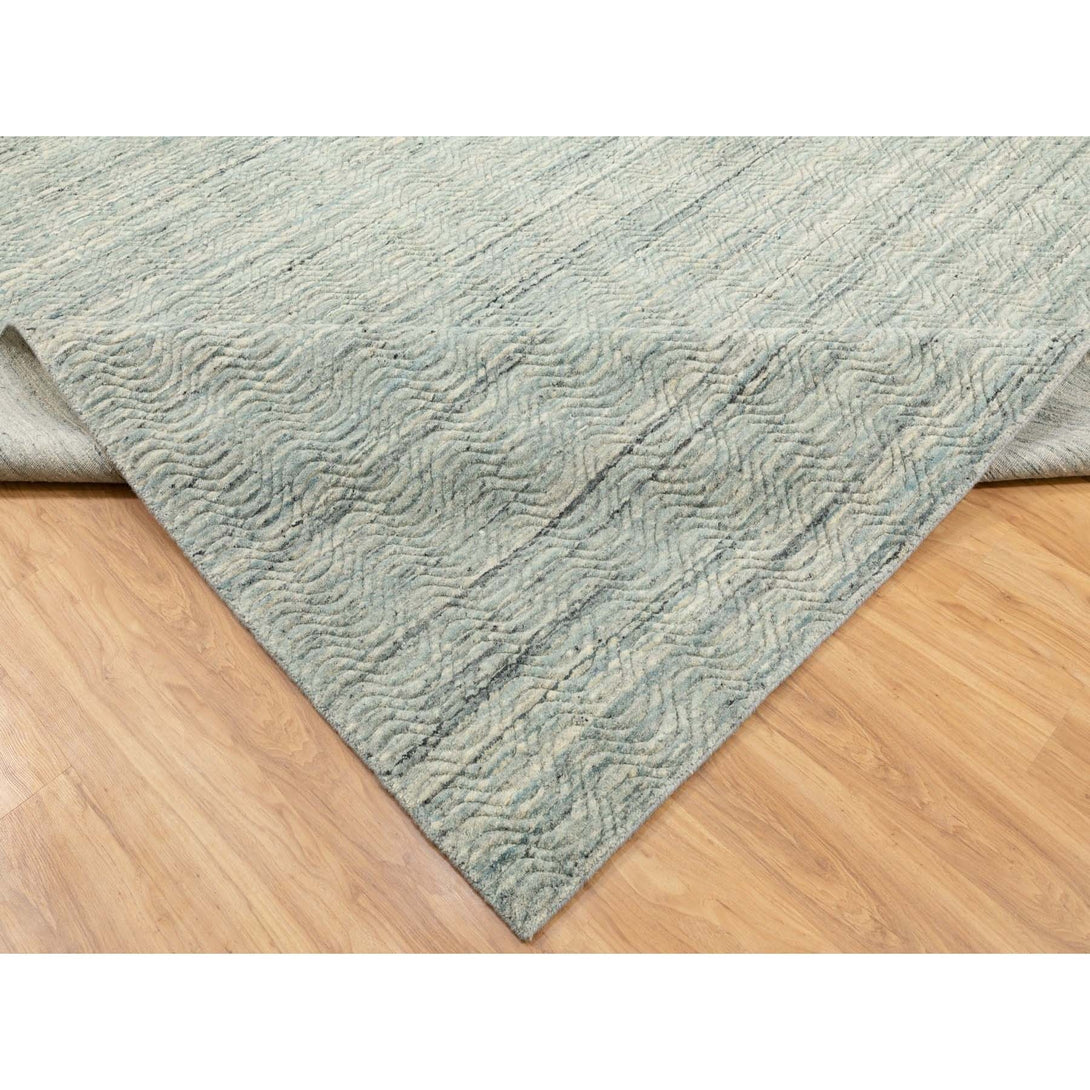 Hand Loomed Modern and Contemporary Area Rug > Design# CCSR62052 > Size: 11'-10" x 11'-9"
