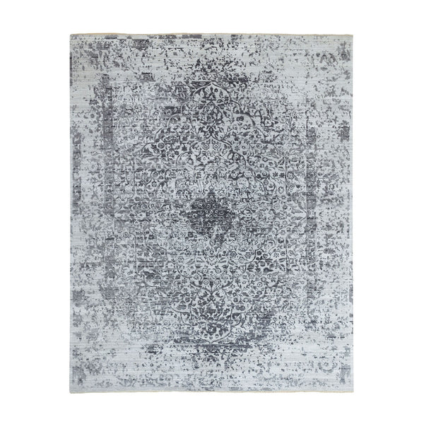 Hand Knotted Transitional Area Rug > Design# CCSR62058 > Size: 8'-0" x 10'-1"