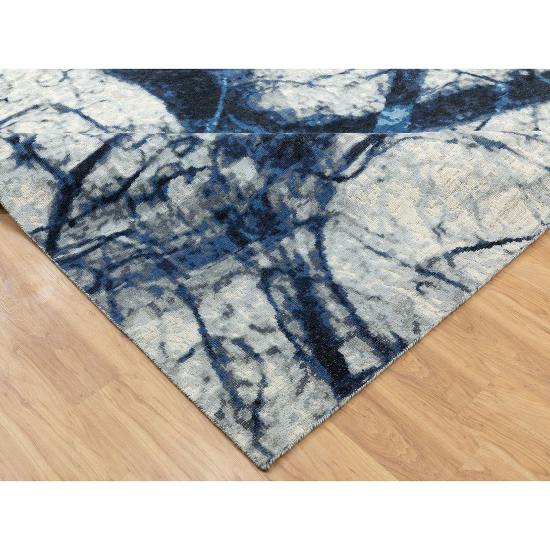 Hand Knotted Modern and Contemporary Area Rug > Design# CCSR62067 > Size: 9'-1" x 12'-0"