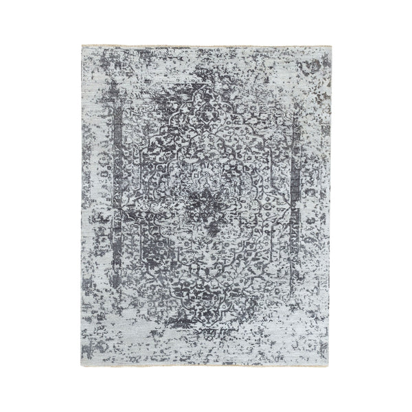 Hand Knotted Transitional Area Rug > Design# CCSR62068 > Size: 5'-3" x 7'-0"