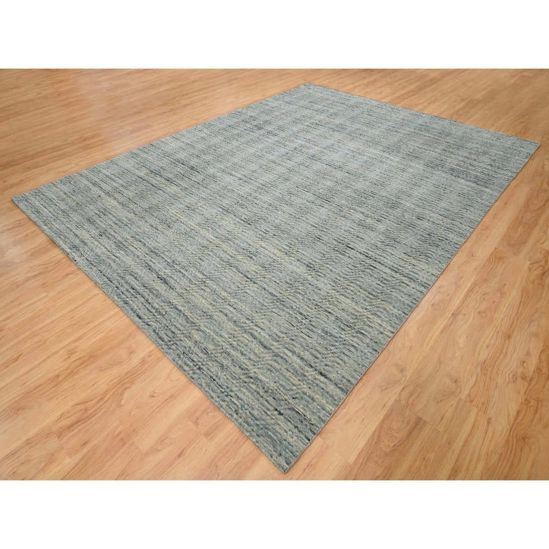 Hand Loomed Modern and Contemporary Area Rug > Design# CCSR62115 > Size: 9'-0" x 11'-10"