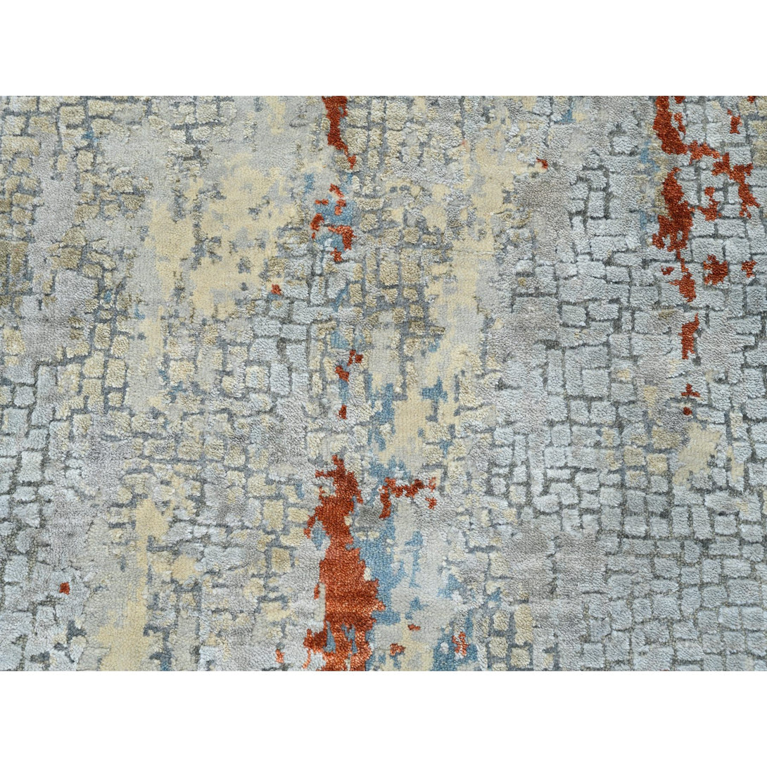 Hand Knotted Modern and Contemporary Runner > Design# CCSR62153 > Size: 2'-6" x 5'-10"