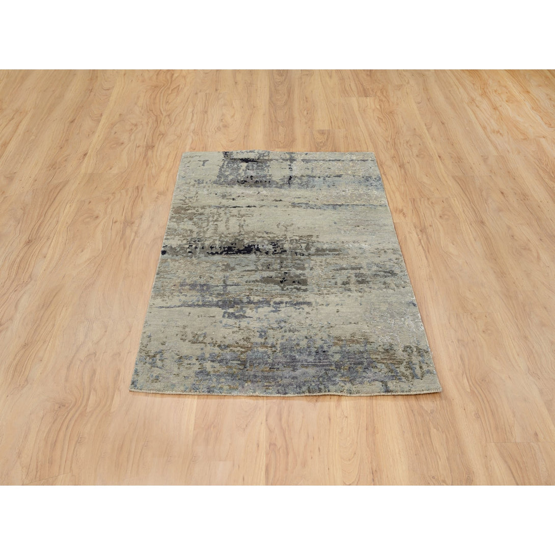 Hand Knotted Modern and Contemporary Area Rug > Design# CCSR62154 > Size: 3'-0" x 5'-1"
