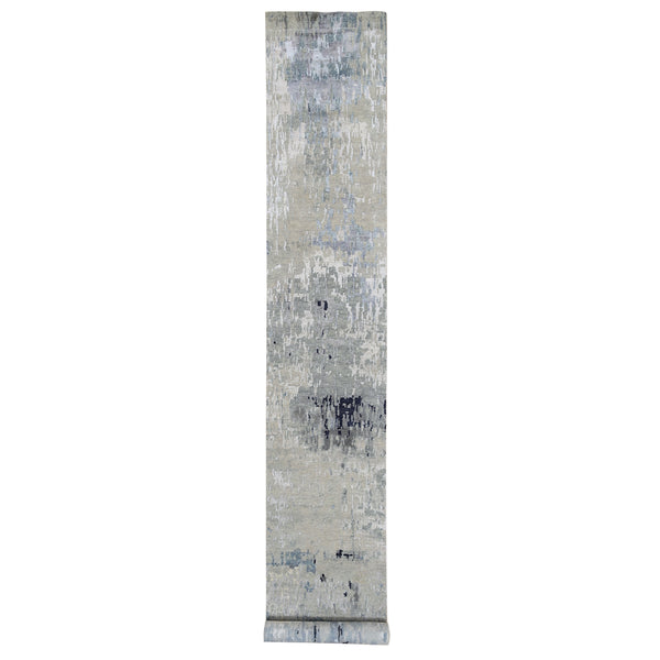 Hand Knotted Modern and Contemporary Runner > Design# CCSR62177 > Size: 2'-7" x 17'-8"
