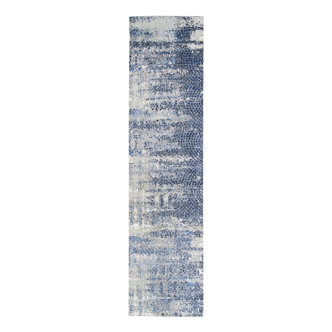 Hand Knotted Modern and Contemporary Runner > Design# CCSR62262 > Size: 2'-5" x 10'-0"