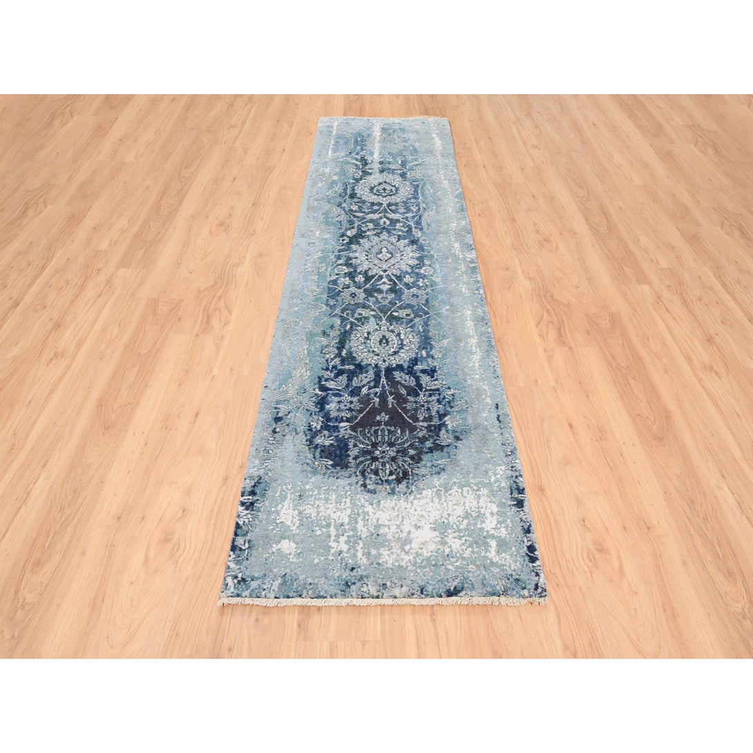 Hand Knotted Transitional Runner > Design# CCSR62269 > Size: 2'-8" x 9'-10"
