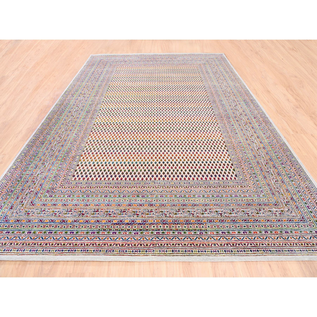 Hand Knotted Modern and Contemporary Area Rug > Design# CCSR62309 > Size: 9'-10" x 14'-0"