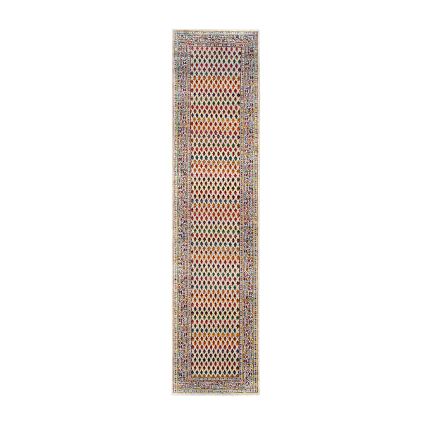 Hand Knotted Modern and Contemporary Runner > Design# CCSR62330 > Size: 2'-4" x 10'-2"