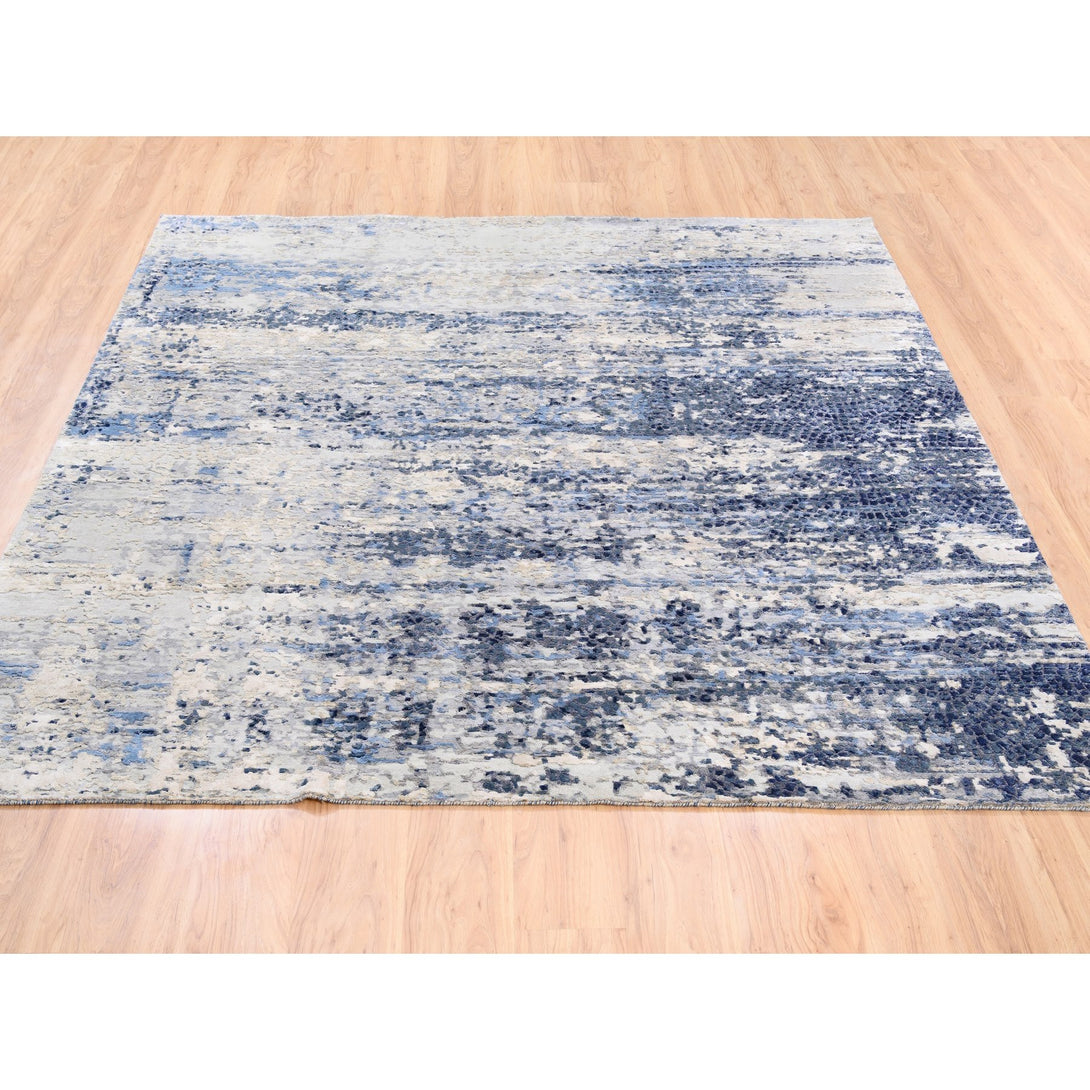 Hand Knotted Modern and Contemporary Area Rug > Design# CCSR62353 > Size: 8'-0" x 8'-0"