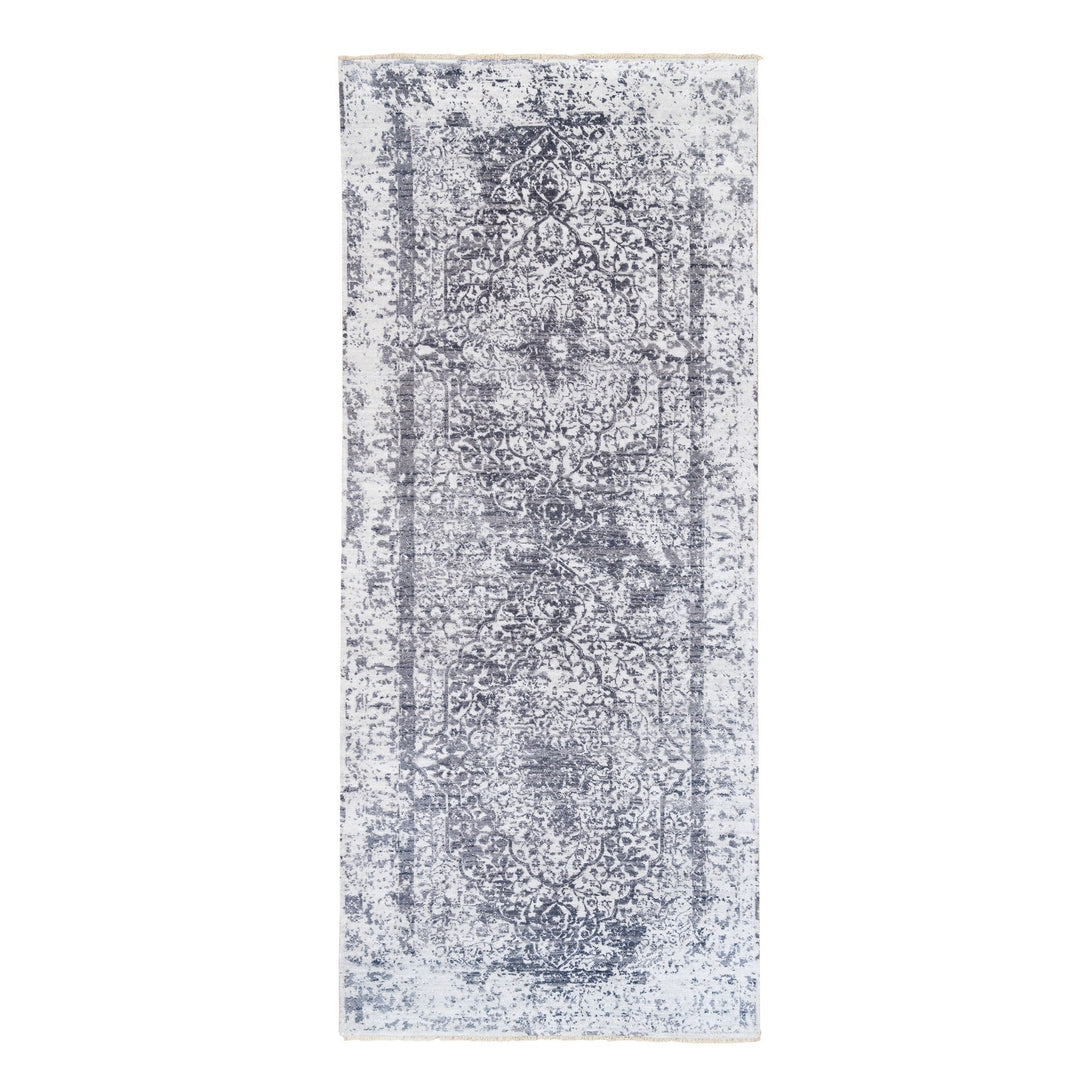 Hand Knotted Transitional Runner > Design# CCSR62355 > Size: 4'-1" x 10'-0"