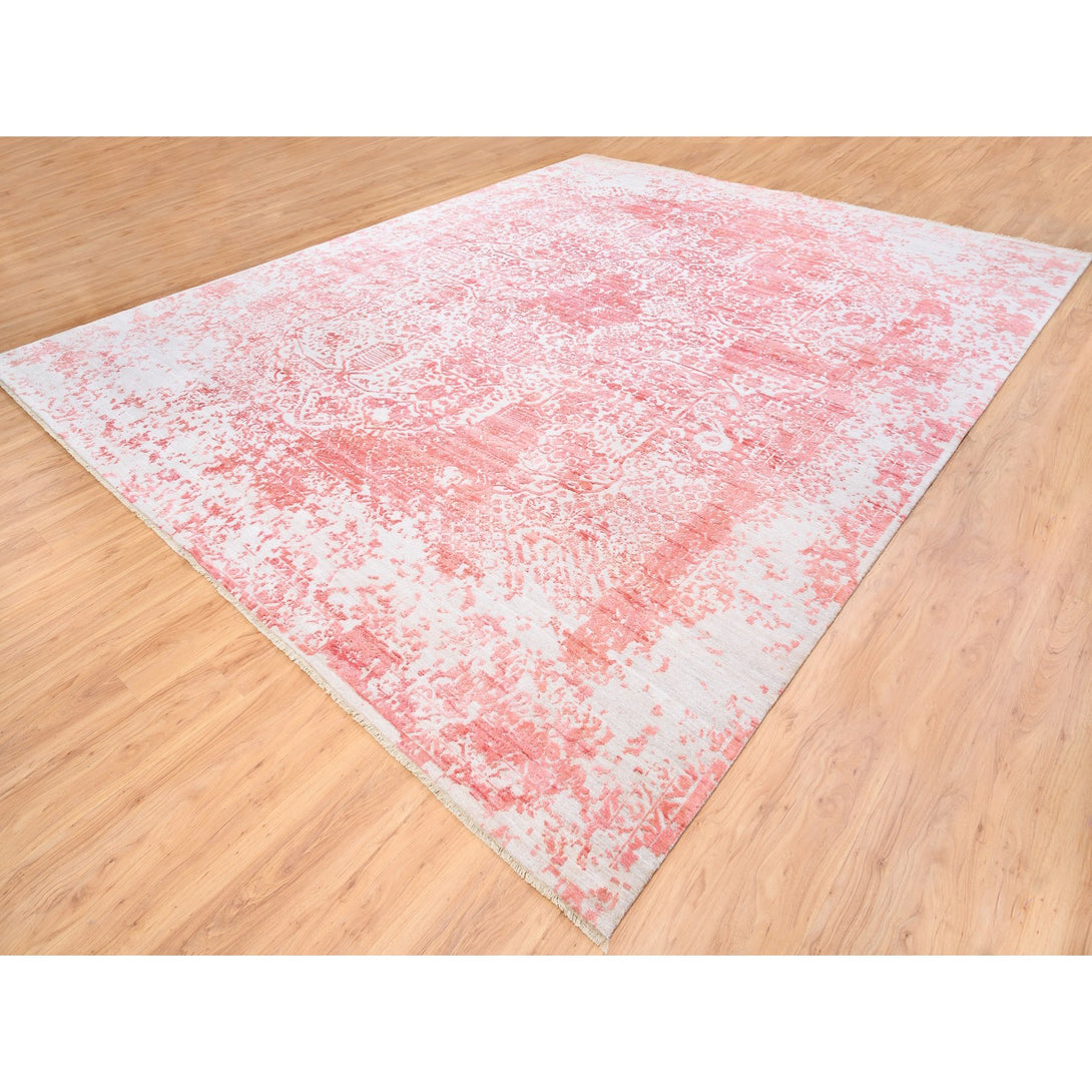 Hand Knotted Transitional Area Rug > Design# CCSR62356 > Size: 12'-2" x 15'-0"