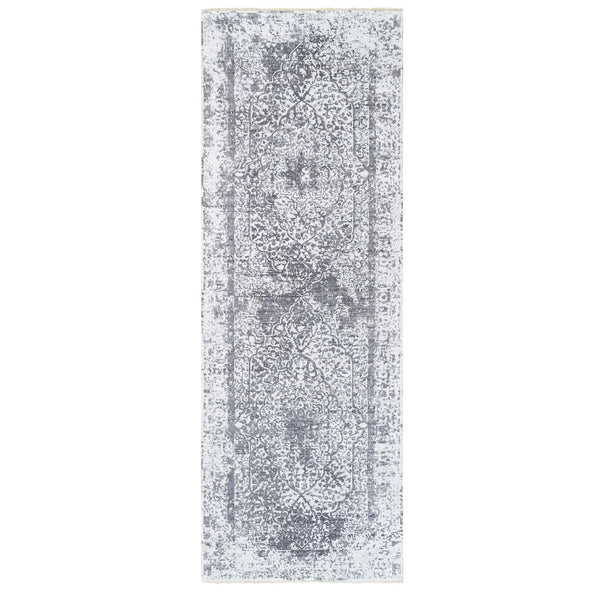 Hand Knotted Transitional Runner > Design# CCSR62367 > Size: 4'-1" x 12'-1"