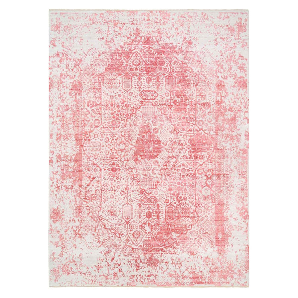 Hand Knotted Transitional Area Rug > Design# CCSR62370 > Size: 10'-0" x 14'-0"