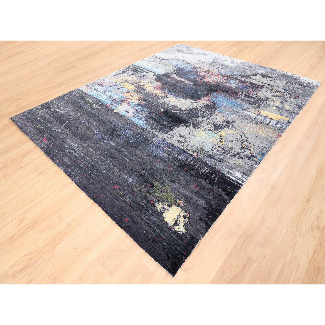 Hand Knotted Modern and Contemporary Area Rug > Design# CCSR62407 > Size: 8'-0" x 10'-0"