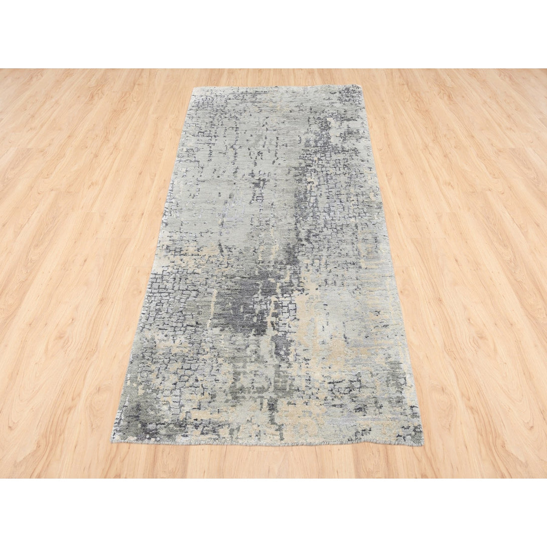 Hand Knotted Modern and Contemporary Runner > Design# CCSR62691 > Size: 2'-7" x 5'-10"
