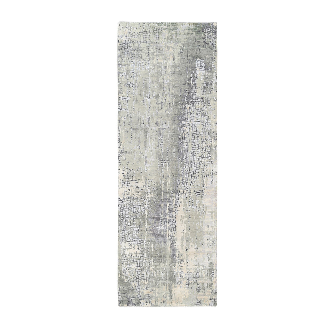 Hand Knotted Modern and Contemporary Runner > Design# CCSR62696 > Size: 2'-8" x 7'-10"