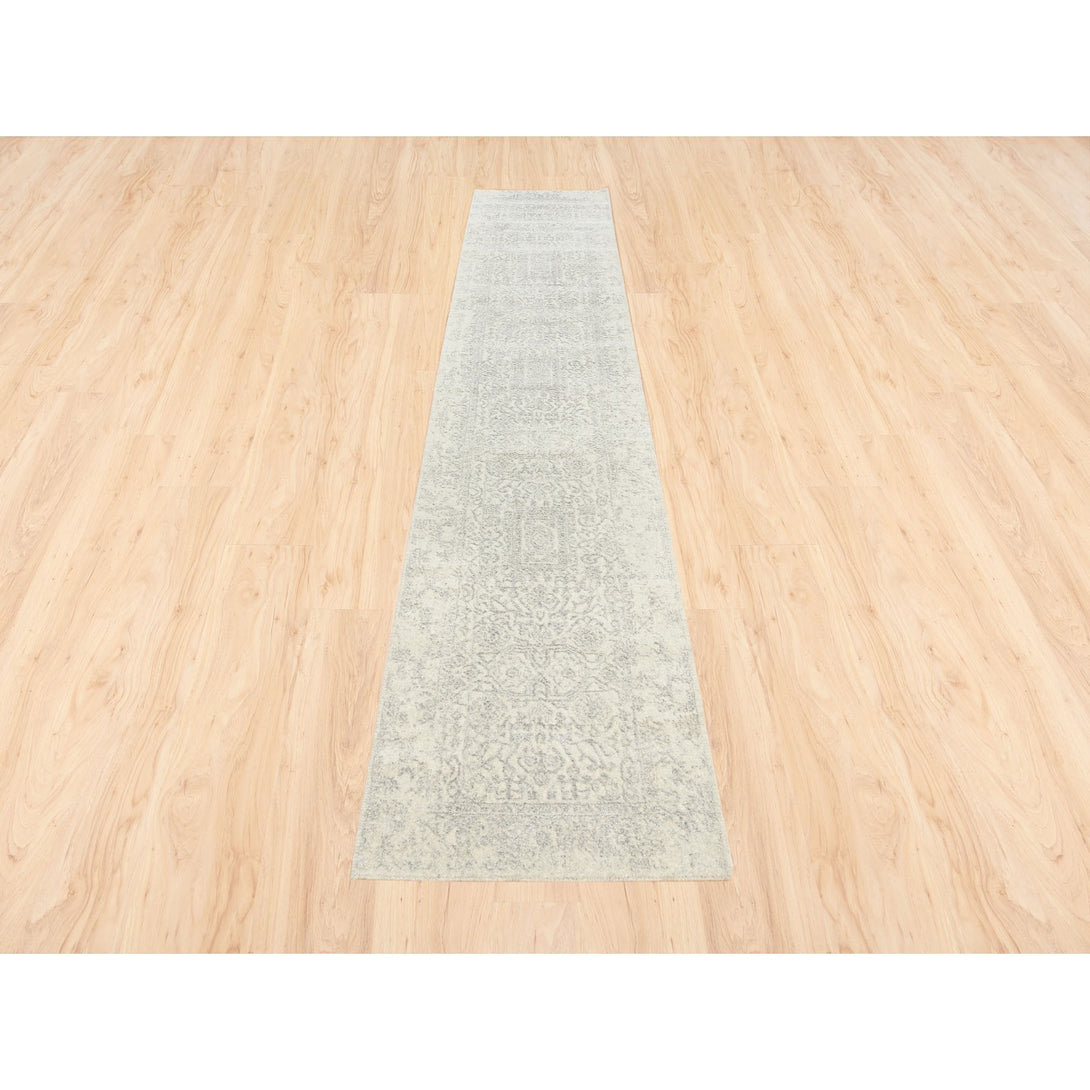 Hand Loomed Modern and Contemporary Runner > Design# CCSR62855 > Size: 2'-6" x 12'-0"