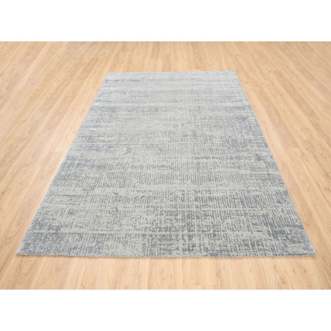Hand Loomed Modern and Contemporary Area Rug > Design# CCSR62873 > Size: 6'-0" x 9'-0"