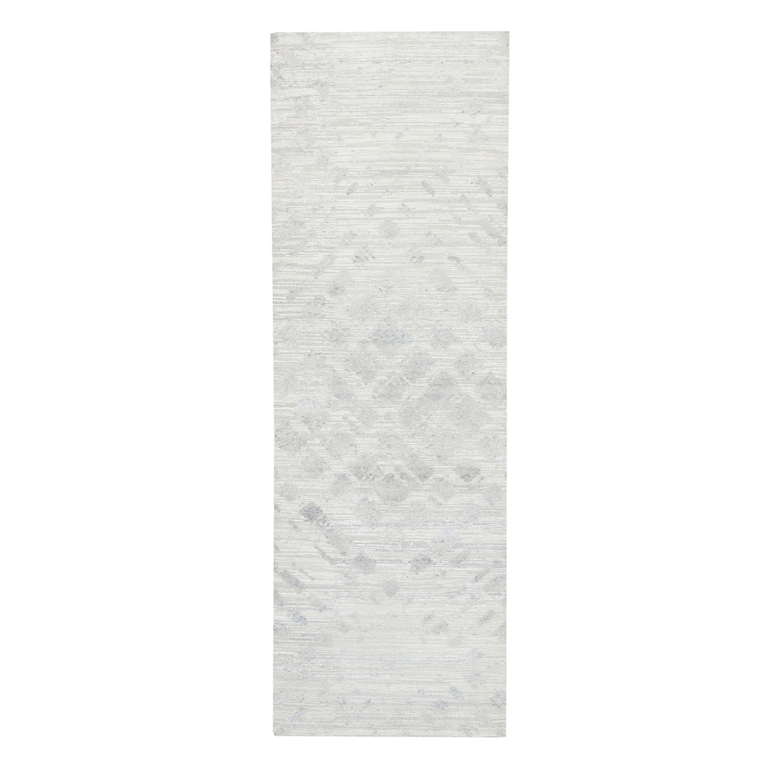 Hand Knotted Modern and Contemporary Runner > Design# CCSR62906 > Size: 4'-0" x 12'-0"